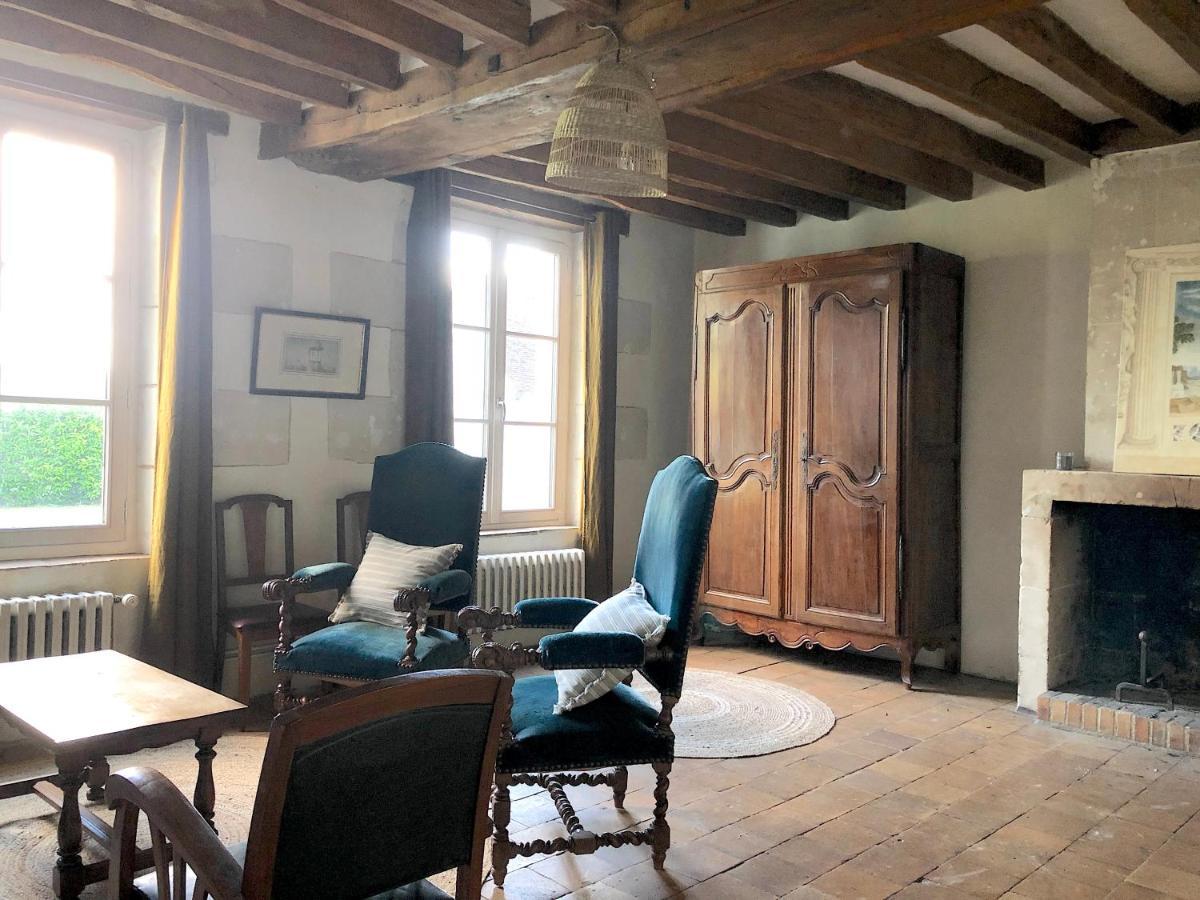 Appartement Le Charme De L'Ancien Au Calme Et A 8 Min De Chenonceaux à La Croix-en-Touraine Extérieur photo